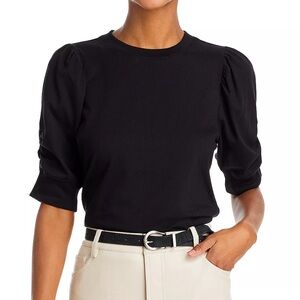 Frame Frankie Tee in Noir